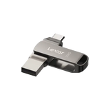 256GB Lexar® Dual Type-C and Type-A USB 3.1 flash drive, up to 130MB/s read