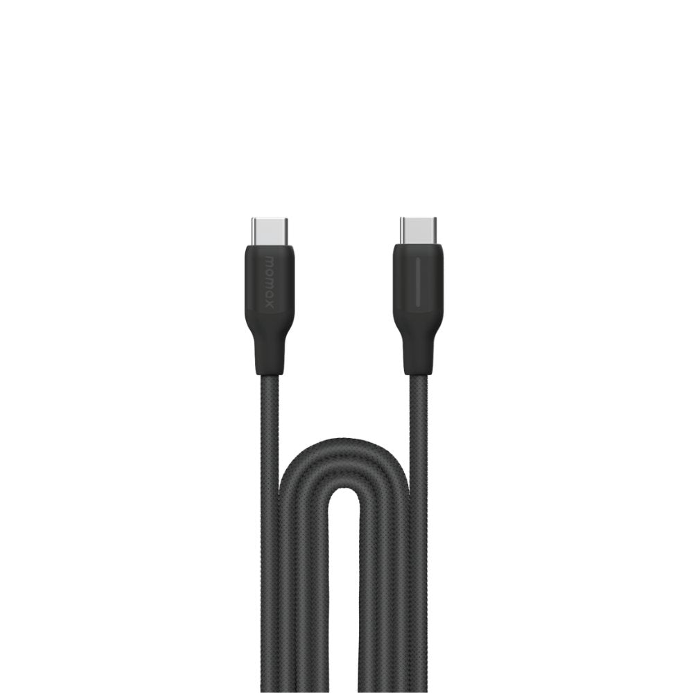 DC25D1-LinkUSB-C To USB-C (2.0m / Support 100W)Charging + Data Transfer cable(Braided - TPE + Nylon) Black