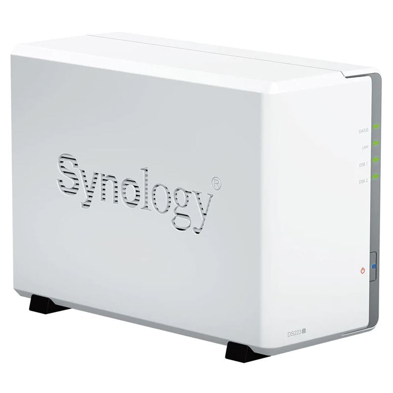 Synology DiskStation DS223J - 8TB / 2x 4TB / SATA / 2-Bays / USB / LAN / Desktop