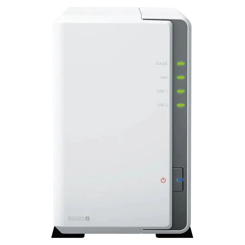 Synology DiskStation DS223J - 16TB / 2x 8TB / SATA / 2-Bays / USB / LAN / Desktop