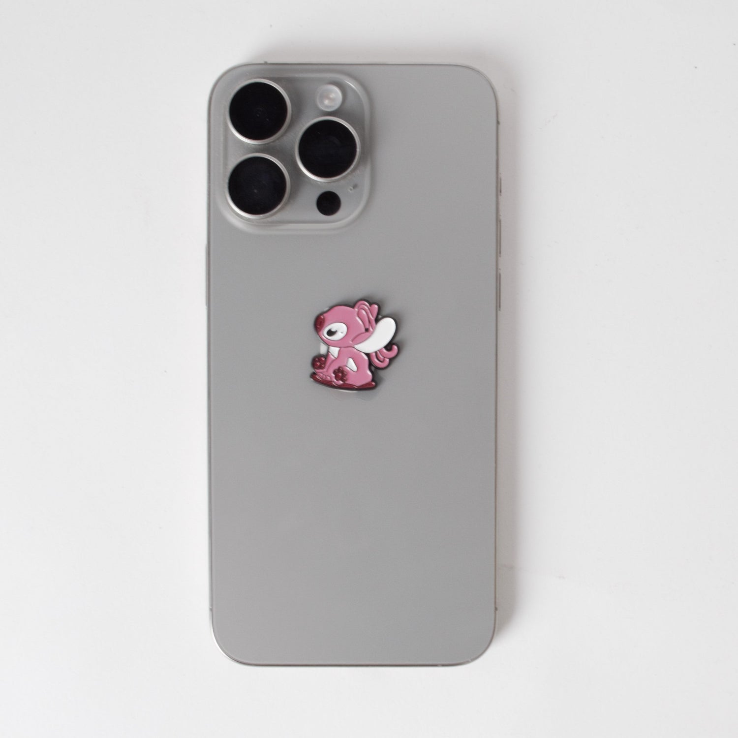 Cute Angel Stitch Light Pink Sticker