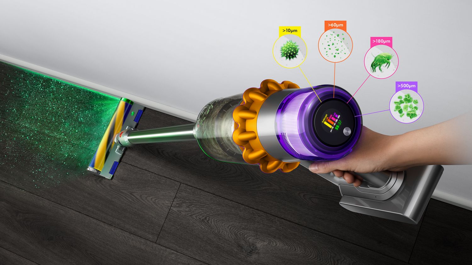 DYSON V15 DETECT ABSOLUTE YELLOW/NICKLE