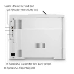 HP Color LaserJet Enterprise M554dn Printer - White - GulfStore.com