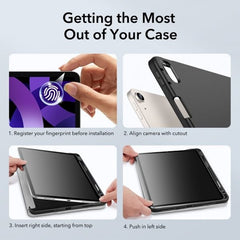 ESR | 3C02200420202 | ESR iPad Air 7/6/5/4 11"/10.9 2020-2025 Rebound Pencil Case | Silver Gray