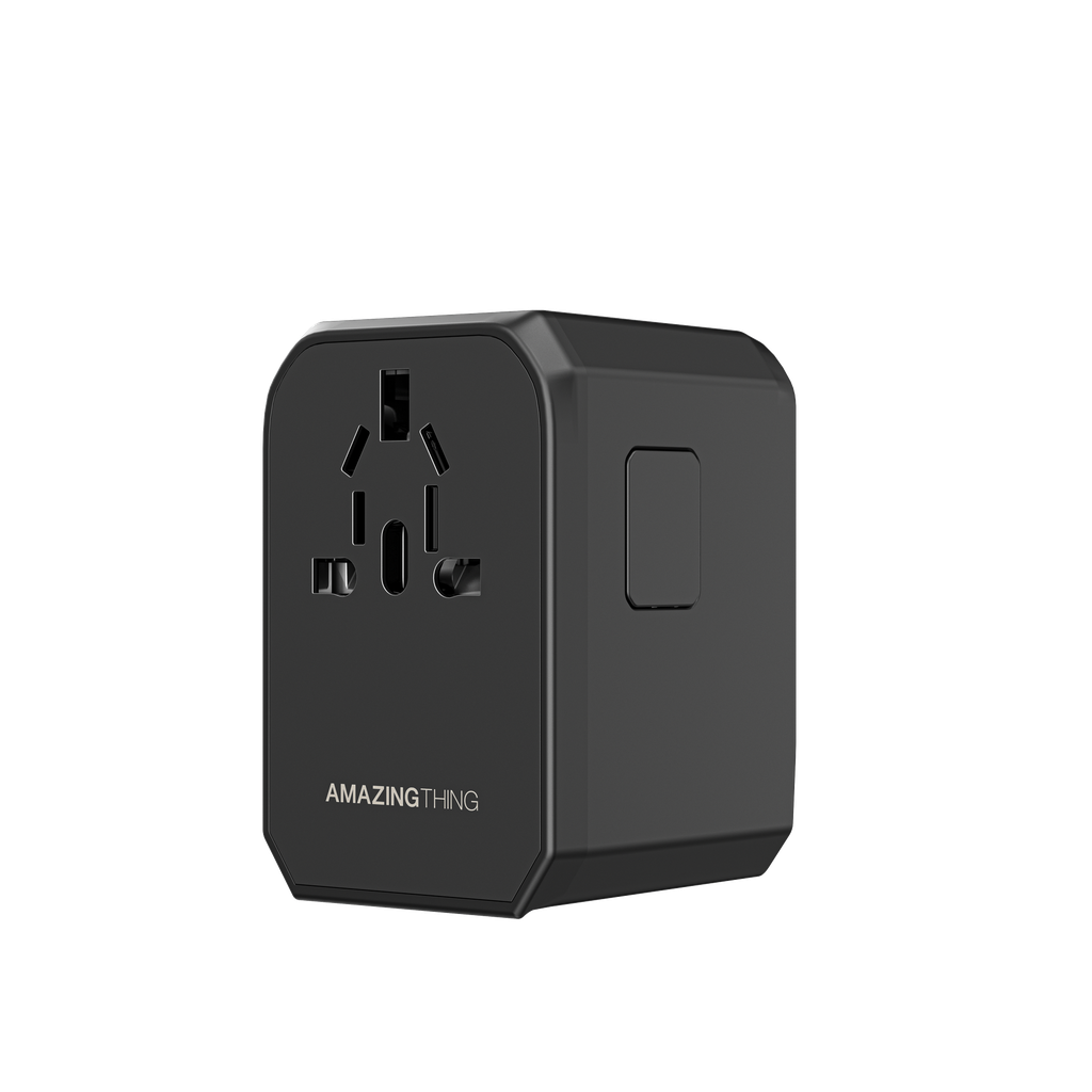 AMAZINGTHING | Explorer PD 70W 5Ports 2A+3C Travel Charge | Black