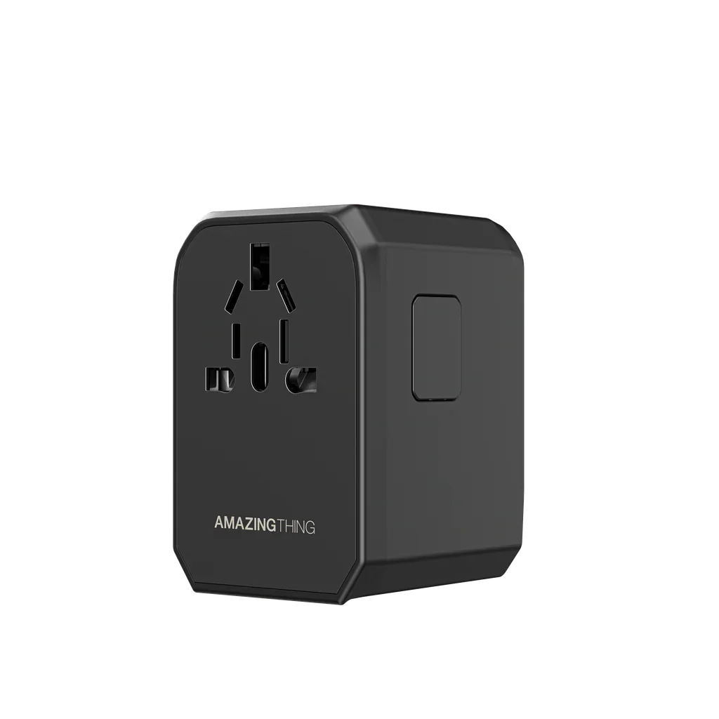 AMAZINGTHING | Explorer PD 70W 5Ports 2A+3C Travel Charge | Black