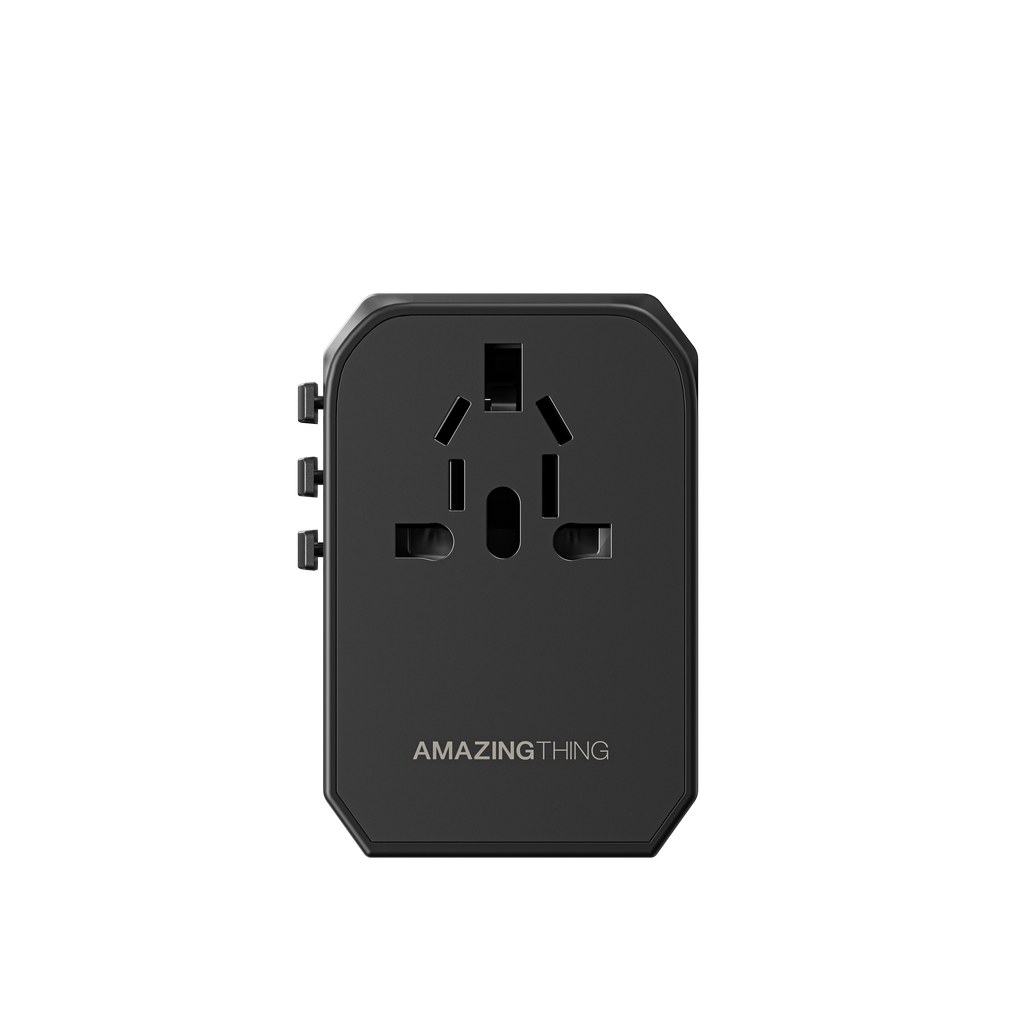 AMAZINGTHING | Explorer PD 70W 5Ports 2A+3C Travel Charge | Black