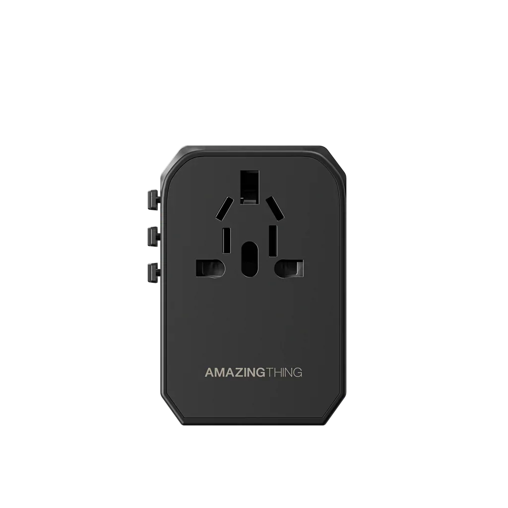 AMAZINGTHING | Explorer PD 70W 5Ports 2A+3C Travel Charge | Black