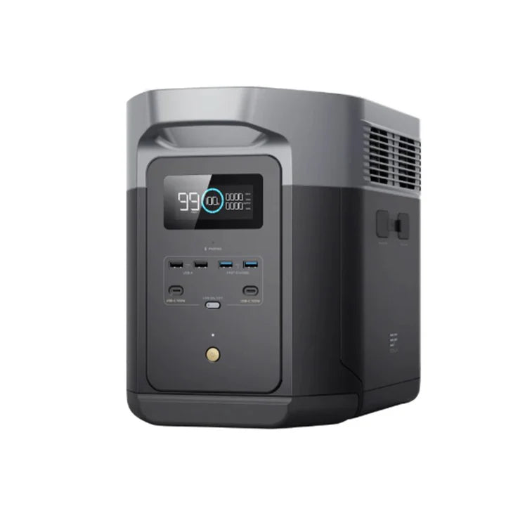 EcoFlow DELTA 2 Max Portable Power Station 2084Wh capacity, 2400W rated output, X-Boost up to 3100W