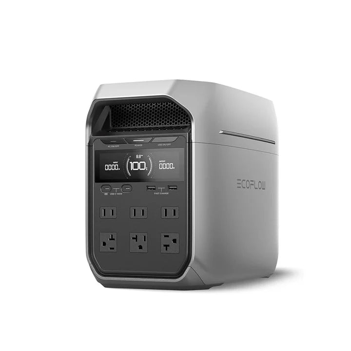 EcoFlow Delta 3 Plus Portable Power Station 1024Wh capacity, 1800W  rated output,with 2400W (3600W surge) using X-Boost