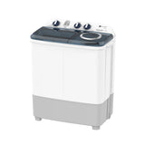 Elite Twin Tub 7KG Washing Machine - Blue & Gray