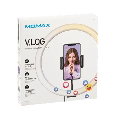 FL3D | Momax V.LOG Livestream Ring Light 12