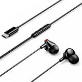 GBBBAV | Vention Echo Lite USB-C In-Ear Wired Headphones with DAC Adapter 1.2M | black