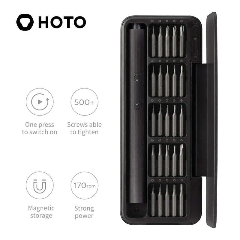 HOTO 25-in-1 Electric Screwdriver Set