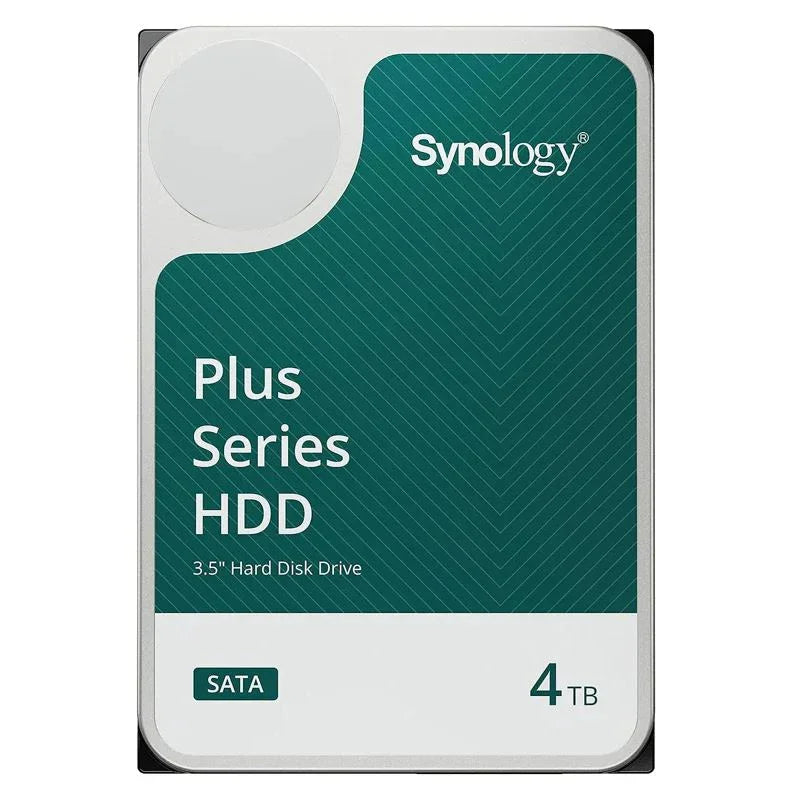 محرك الأقراص الصلبة Synology Plus Series HAT3300 - سعة 4 تيرابايت / 3.5 بوصة / SATA-III / 5400 دورة في الدقيقة / ذاكرة تخزين مؤقتة 256 ميجابايت