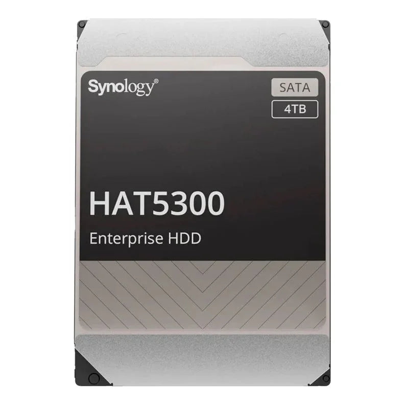 محرك الأقراص الصلبة Synology HAT5300 - سعة 4 تيرابايت / 3.5 بوصة / SATA-III / 7200 دورة في الدقيقة / 256 ميجابايت من الذاكرة المؤقتة