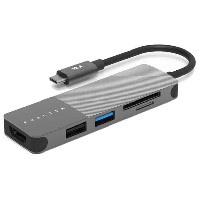 Feeltek 5-in-1 Portable USB Type C Hub
