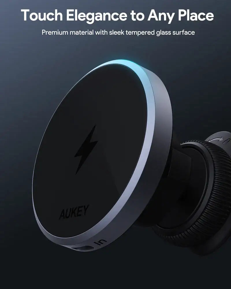 HD-MC13 | Aukey MagSafe Phone Mount Wireless Charging Phone Mount - GulfStore.com