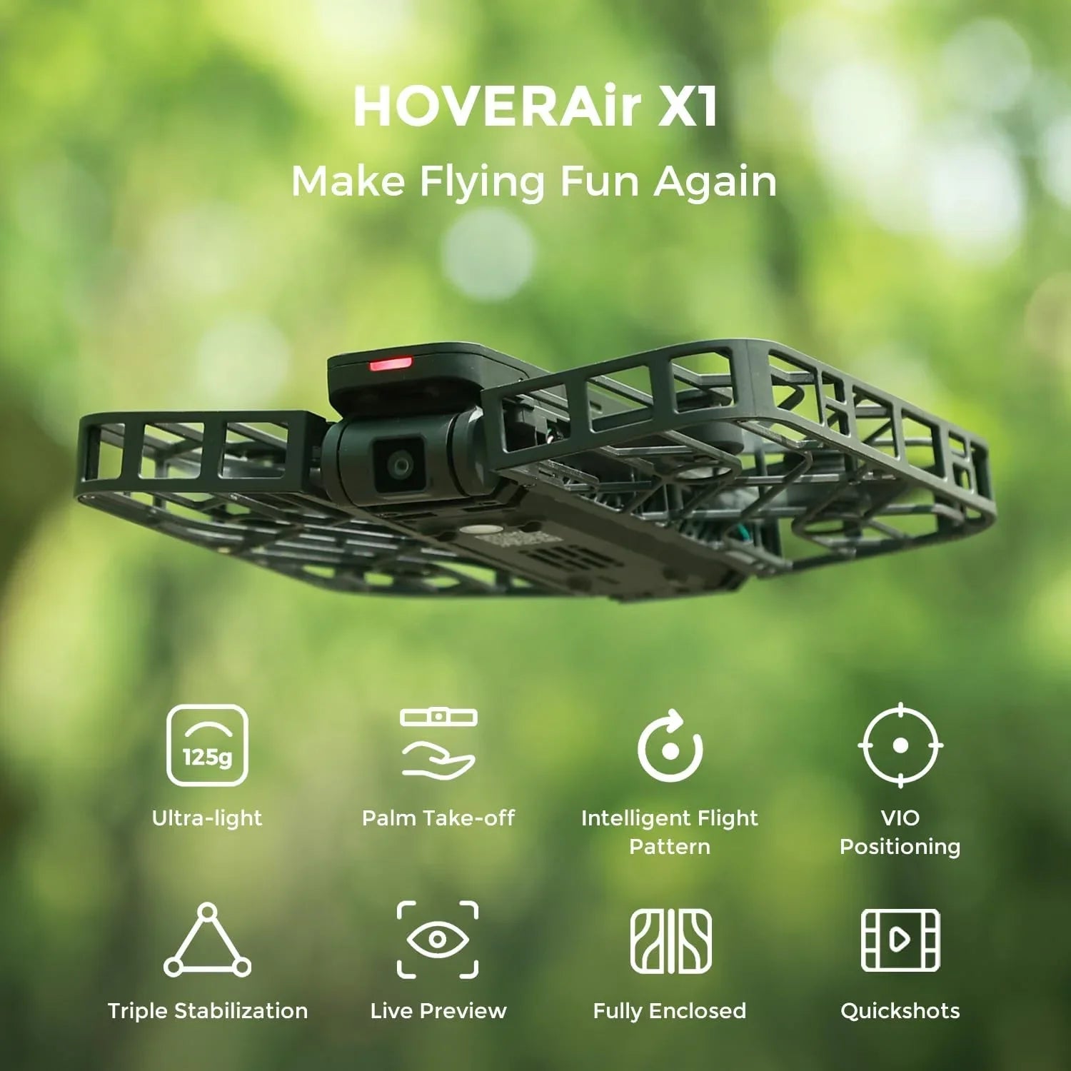 HoverAir X1  Combo (Black)