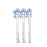 Laifen Transparent brush Head with Super Clean support | Transparent brush Head (3pcs) | White