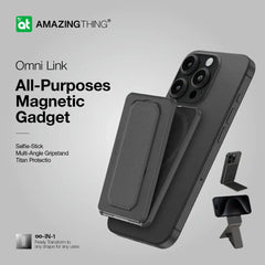 AMAZINGTHING | 17047 | OMNI Link Travel Mag Fold Pro Magnetic Wallet | Black - GulfStore.com