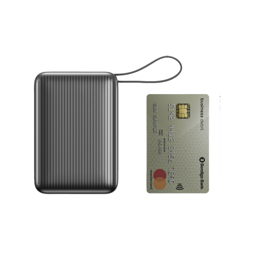 Energea Integra Ultra 45 Power Bank 20000mAh With Build in USB-C Cable & Display - Gunmetal