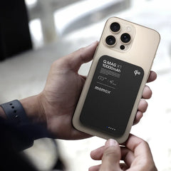 IP136Q2D | Momax Q.Mag X1 Qi2 Magnetic Wireless Battery Pack 10000mAh - Gen 2 | Black - GulfStore.com