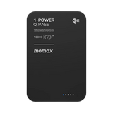IP136Q2D | Momax Q.Mag X1 Qi2 Magnetic Wireless Battery Pack 10000mAh - Gen 2 | Black - GulfStore.com