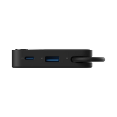IP152D | MOMAX 1 -Power X Battery Pack  | 10000mAh with Built-in USB-C Cable  | Black
