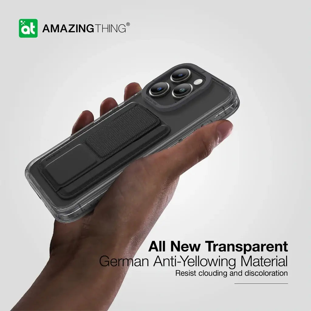 AMAZINGTHING | IP156.1PTWBK | AT TITAN PRO NEON MAG WALLET DROP PROOF CASE FOR IPHONE 15 PRO 6.1 | Black - GulfStore.com
