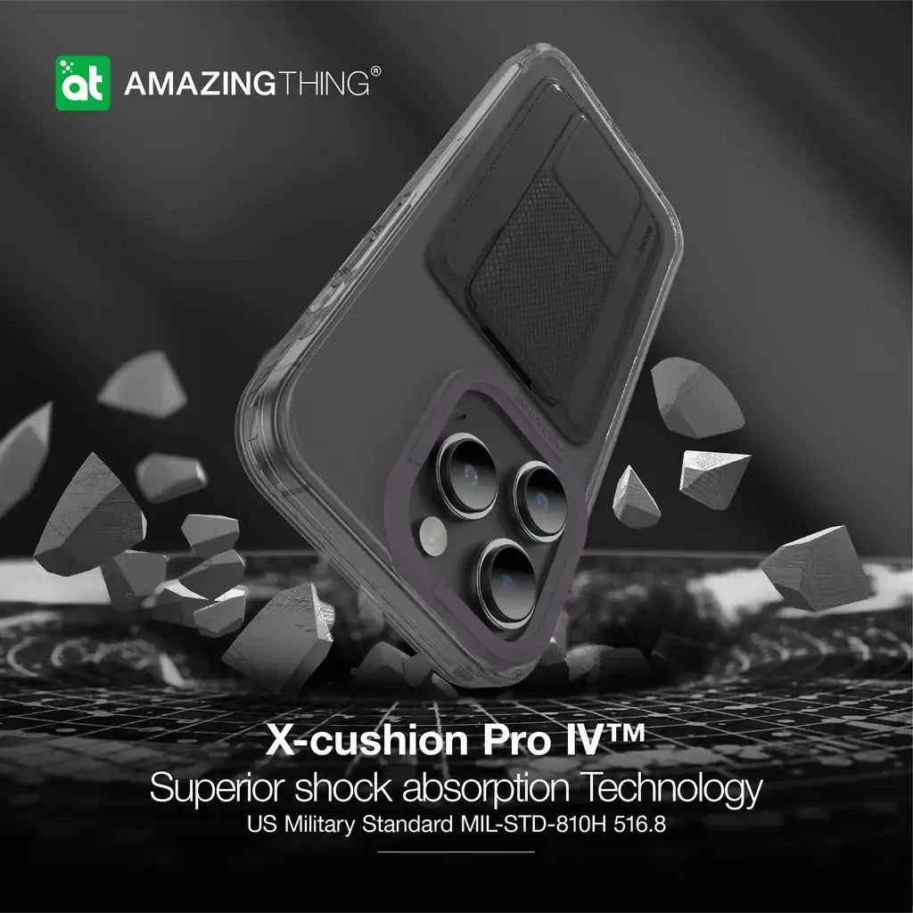 AMAZINGTHING | IP156.1PTWBK | AT TITAN PRO NEON MAG WALLET DROP PROOF CASE FOR IPHONE 15 PRO 6.1 | Black - GulfStore.com