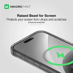 AMAZINGTHING | IP156.1PTWBK | AT TITAN PRO NEON MAG WALLET DROP PROOF CASE FOR IPHONE 15 PRO 6.1 | Black - GulfStore.com