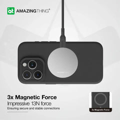 AMAZINGTHING | IP156.7PSMBK | AT SMOOTHIEL MAGSAFE DROP PROOF CASE FOR IPHONE 15 PRO MAX 6.7 | Black - GulfStore.com