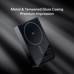 IP162Q2D | Momax 1-POWER S.PASS 10000mAh Qi2 Magnetic Wireless Battery Pack | Black - GulfStore.com