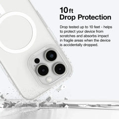 17370 |AMAZINGTHING | TITAN PRO MAGSAFE DROP PROOF CASE FOR IPHONE 16 PRO 6.3 | CLEAR - GulfStore.com