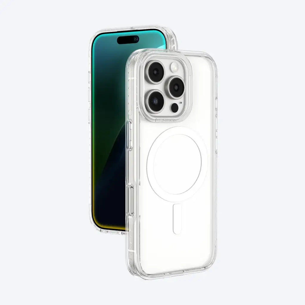 17370 |AMAZINGTHING | TITAN PRO MAGSAFE DROP PROOF CASE FOR IPHONE 16 PRO 6.3 | CLEAR - GulfStore.com