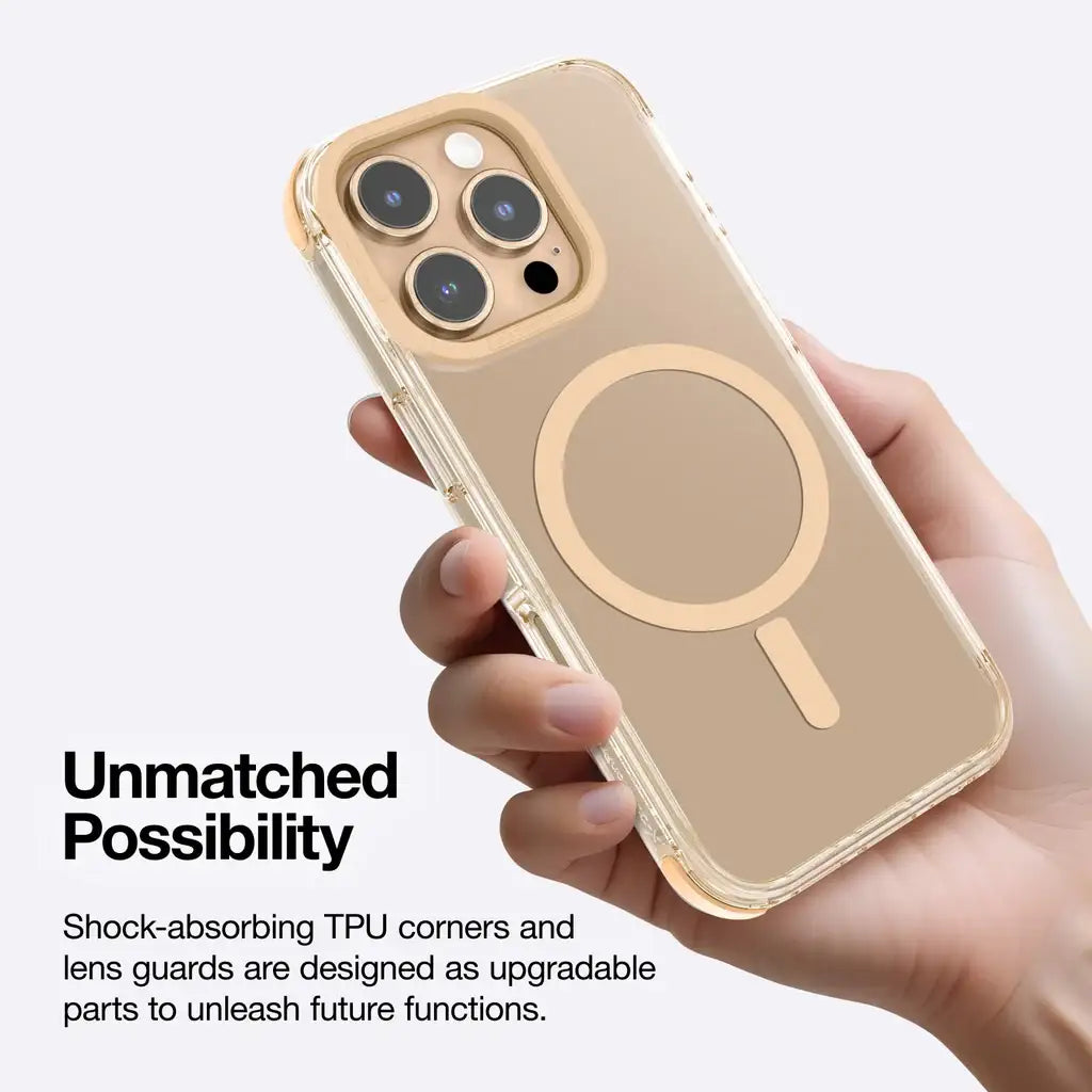 17327 | AMAZINGTHING | OMNI MAGSAFE DROP PROOF CASE FOR IPHONE 16 PRO MAX 6.9 | ROSE GOLD - GulfStore.com