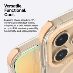 17327 | AMAZINGTHING | OMNI MAGSAFE DROP PROOF CASE FOR IPHONE 16 PRO MAX 6.9 | ROSE GOLD - GulfStore.com