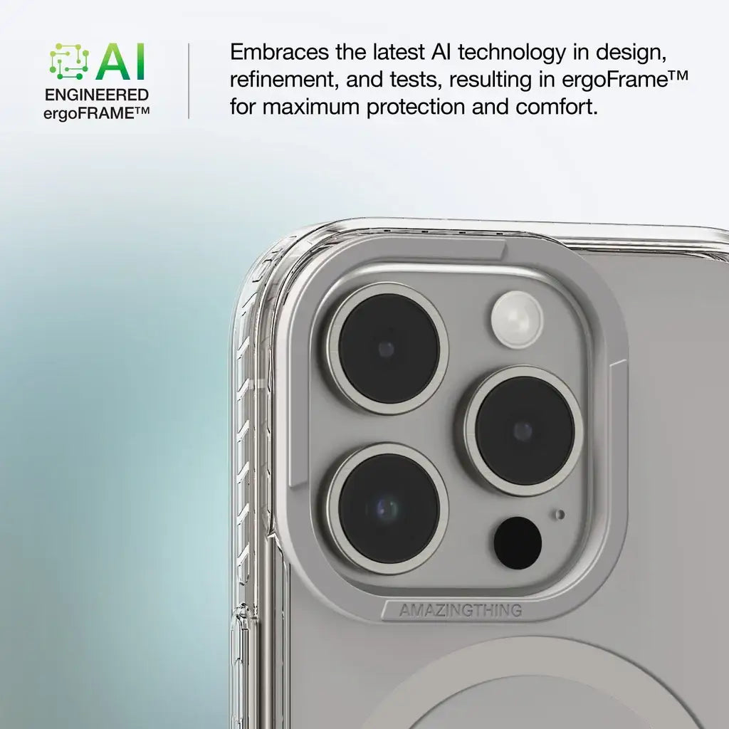 17372 | AMAZINGTHING | TITAN PRO MAGSAFE DROP PROOF CASE FOR IPHONE 16 PRO MAX 6.9 | GREY - GulfStore.com