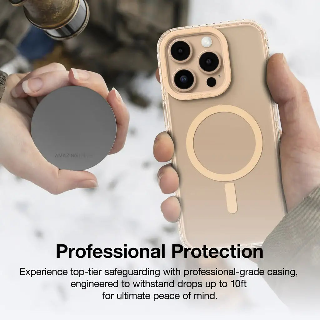17373 | AMAZINGTHING | TITAN PRO MAGSAFE DROP PROOF CASE FOR IPHONE 16 PRO MAX 6.9 | ROSE GOLD - GulfStore.com