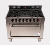 Master Chef Heavy Duty Gas Cooker 90x60 5 Burners - GulfStore.com