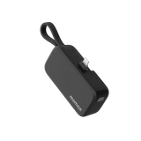 IP130MFID , 1-Power Mini 5000mAh Bulit-in foldable lightning Battery pack (Black)
