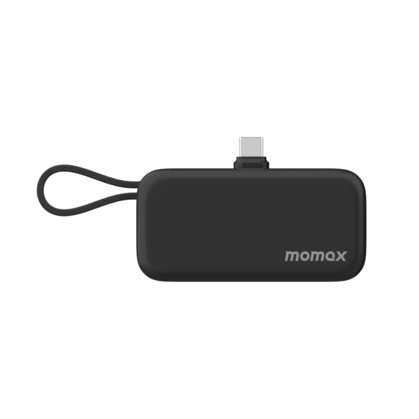 IP130D , 1-Power Mini 5000mAh Bulit-in foldable USB-C Battery pack (Black)
