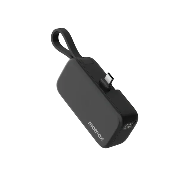 IP130D , 1-Power Mini 5000mAh Bulit-in foldable USB-C Battery pack (Black)