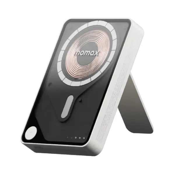 IP131HKD , 1-Power X Pro Magnetic Wireless Battery Pack (5000mAh) with Stand and Built-in USB-C Cable (Black) - GulfStore.com