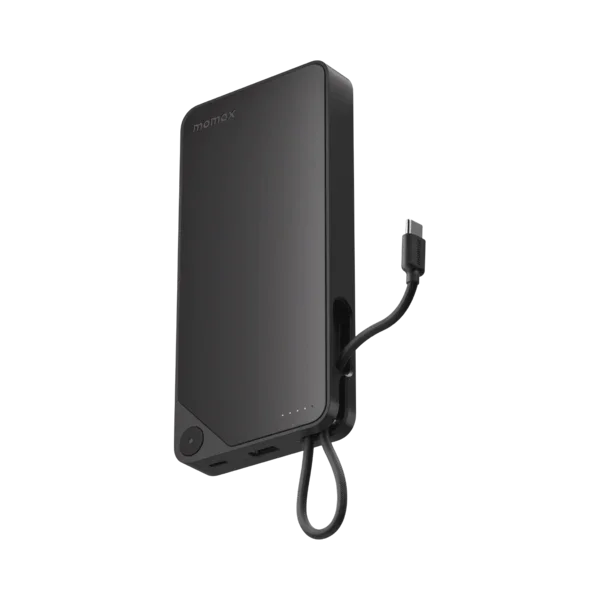 IP152D , 1-Power X Battery Pack (10000mAh) with Built-in USB-C Cable (Black)