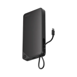 IP152D , 1-Power X Battery Pack (10000mAh) with Built-in USB-C Cable (Black)