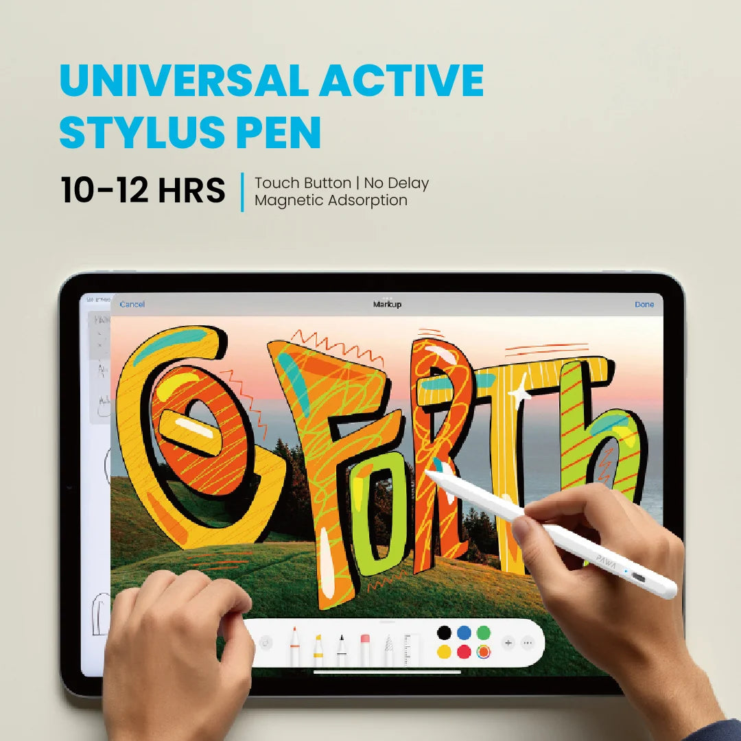 PW-UNVSPWIA-WH | PAWA Universal Active Stylus Pen | White