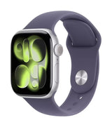 Apple Watch Series 11 GPS 42mm Silver Aluminium Case with Purple Fog Sport Band - M/L - GulfStore.com