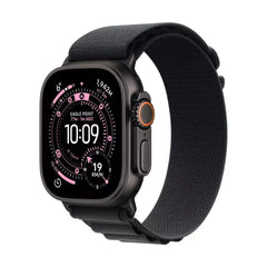 Apple Watch Ultra 3 GPS + Cellular 49mm Black Titanium Case with Black Alpine Loop - Medium - GulfStore.com